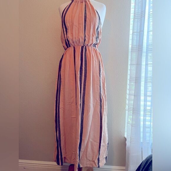 Anthropologie cloth & stone halter maxi dress NWT - Picture 4 of 9